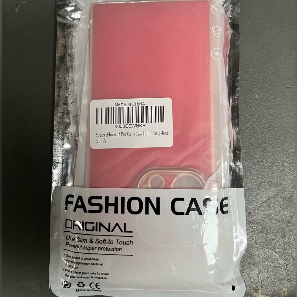 iPhone 14 pro max red fashion phone case